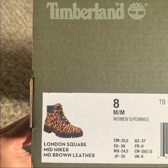 Timberland Leopard Print Boots - Picture 6 of 8